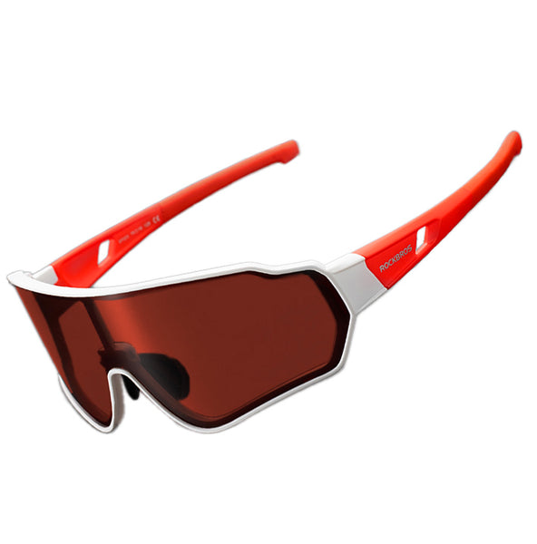 Ravs Unisex Sports Glasses – Polarized Anti-Fog Bike Glasses With Mirrored Lenses