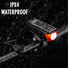 Helios Solar Powered Front Light + 120 db Bell