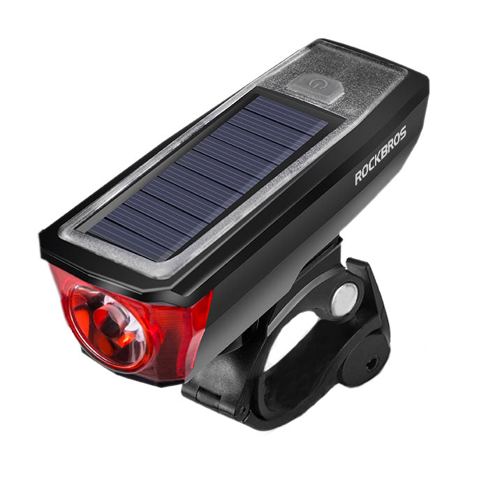 Helios Solar Powered Front Light + 120 db Bell