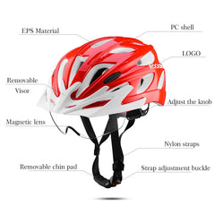 Mercury Magnetic Glasses Helmet