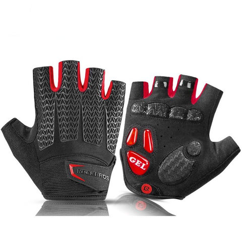 Mamba Shockproof Half Finger Gloves